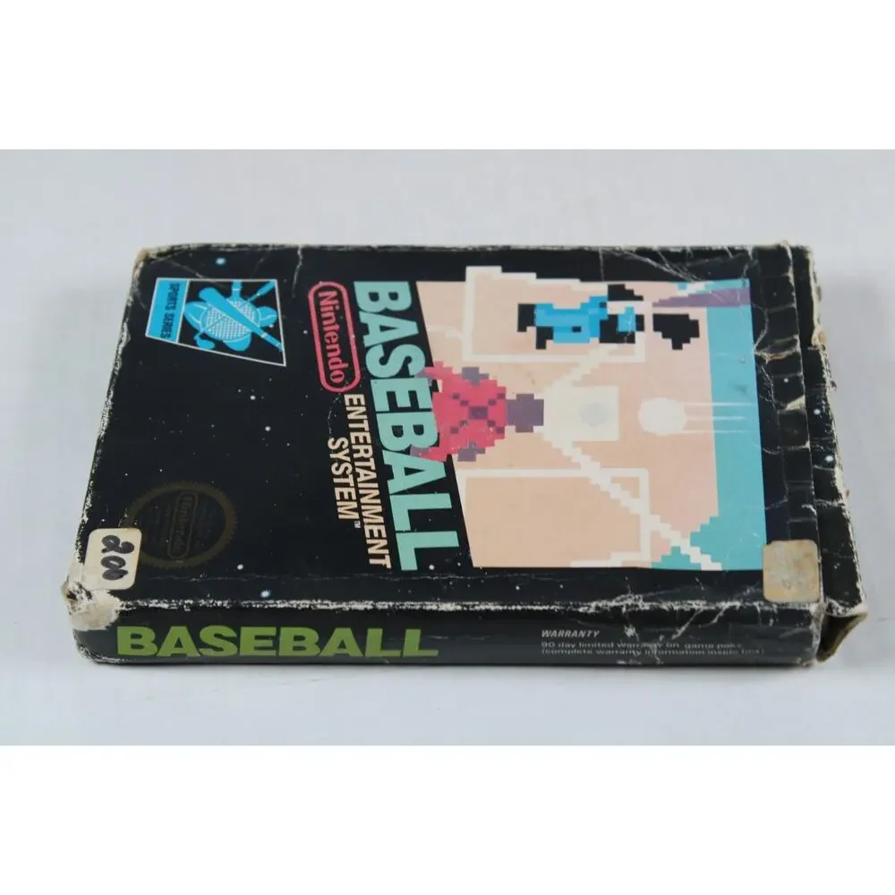 Baseball (Nintendo Entertainment System, 1985, NES) Complete W/ Manual, box